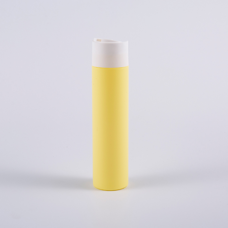 Többszínű, lágy tapintású, kerek alakú 250 ml-es tisztító flakon lemez kupakkal Többszínű, lágy tapintású, kerek alakú 250 ml-es tisztító flakon lemez kupakkal