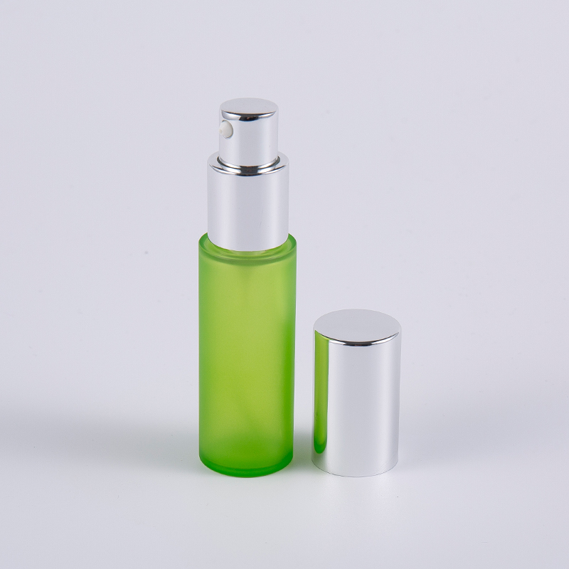 Green frost 20ml 30ml PET PETG kerek vastag falú lotionos palack pumpával Green frost 20ml 30ml PET PETG kerek vastag falú lotionos palack pumpával