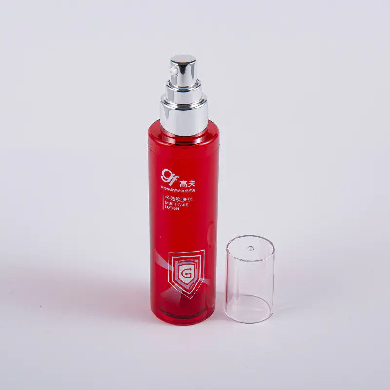 Portable Container Designed 120ml Round Cleansing Toner Bottle