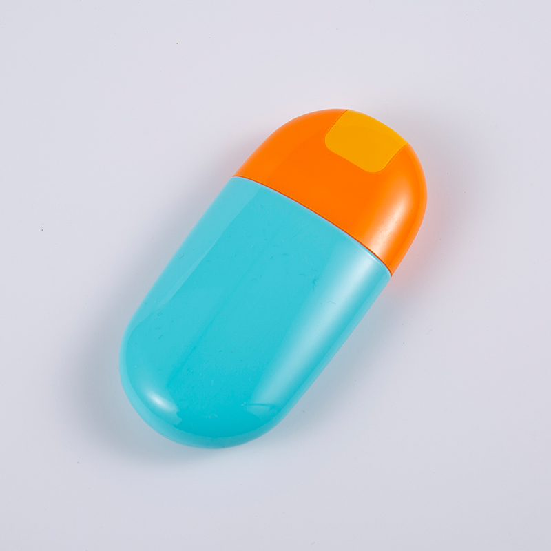 Solid Blue színű 30ml 50ml EVOH többrétegű fényvédő palack csavaros kupakkal