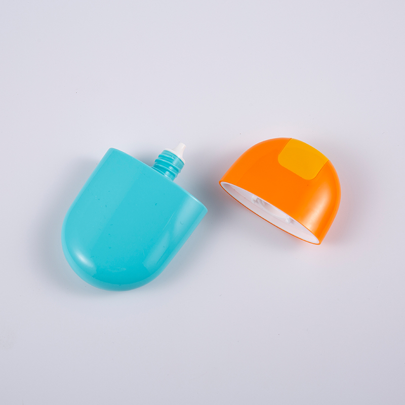Solid Blue színű 30ml 50ml EVOH többrétegű fényvédő palack csavaros kupakkal