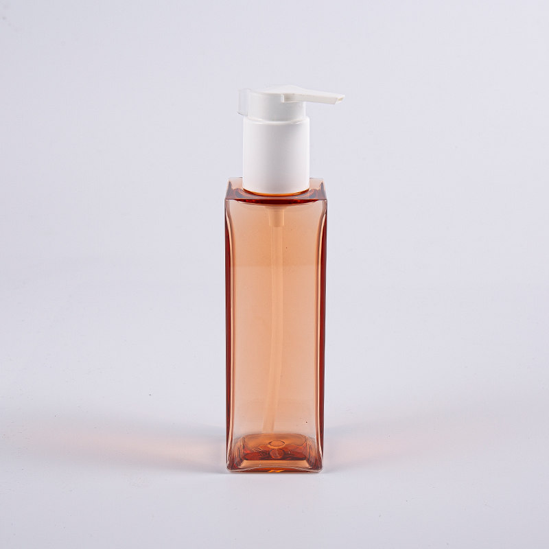 Testápoló 150 ml-es négyzet alakú PETG lotion pumpás flakon