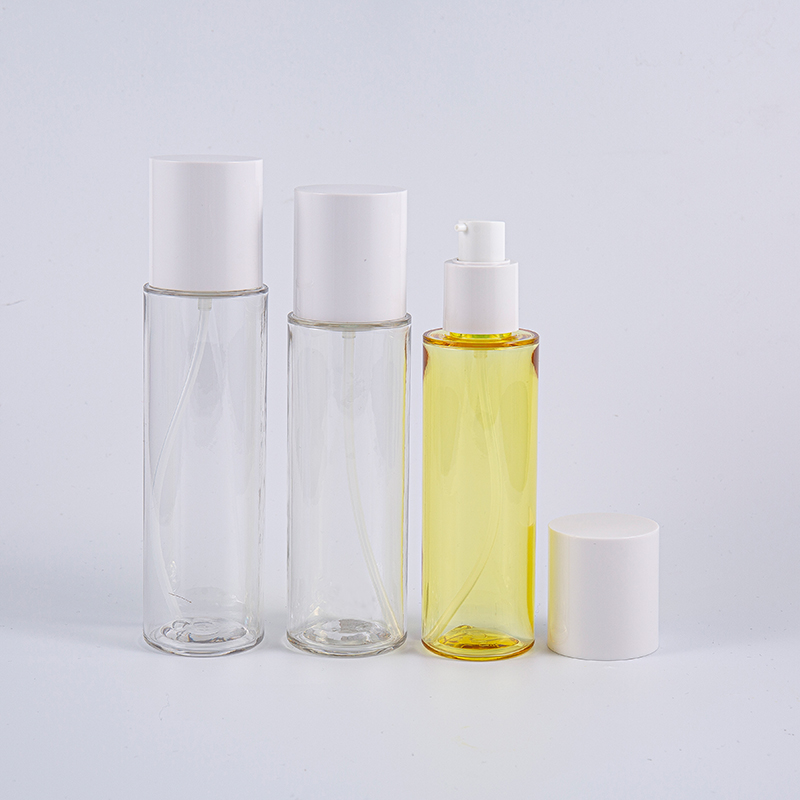testápoló 130 ml-es 170 ml-es 200 ml-es kerek alakú Petg lotion pumpás flakon