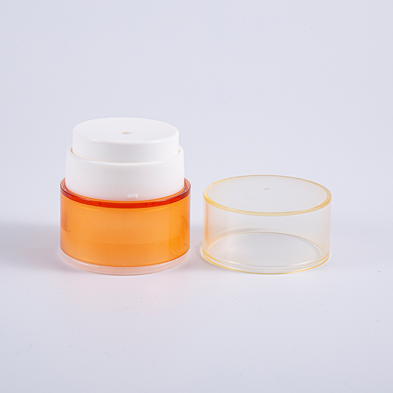 Újratölthető 50 ml-es belső szelepes táska vákuumkrémes tégely