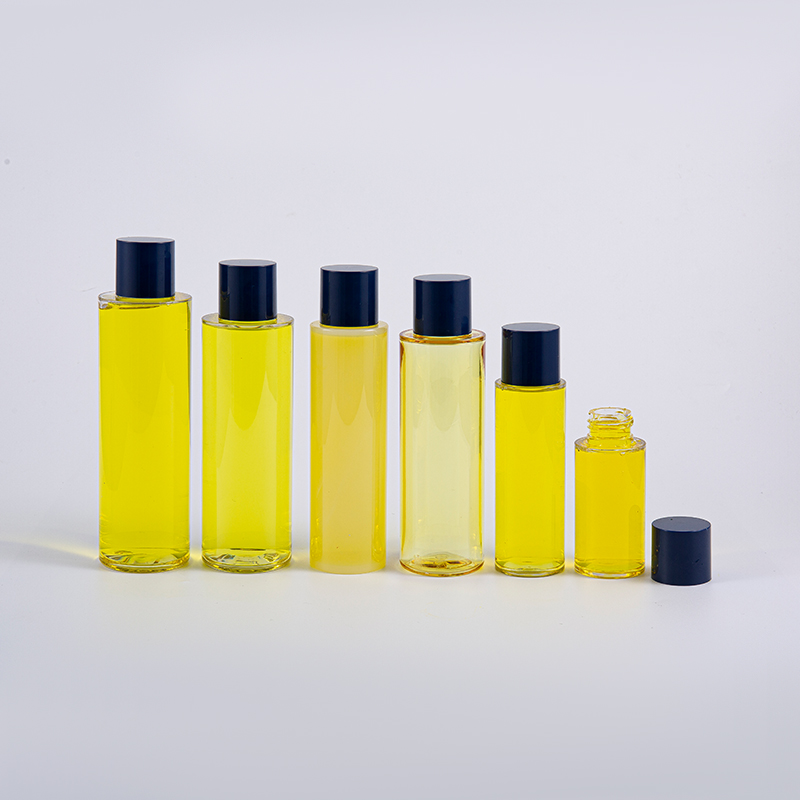 50 ml 100 ml 120 ml 130 ml 170 ml 200 ml PETG kerek lotion palack kerek csavaros kupakkal és kis betétekkel