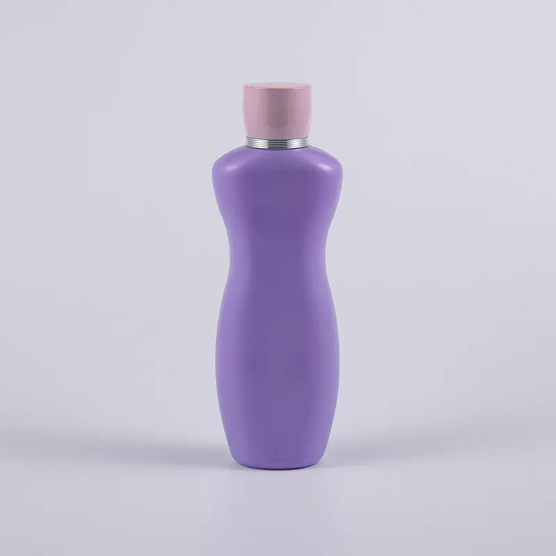 Pink Purple Color Ergonomic Shape 200ml PE testápoló fürdőmosó flakon Pink Purple Color Ergonomic Shape 200ml PE testápoló fürdőmosó flakon
